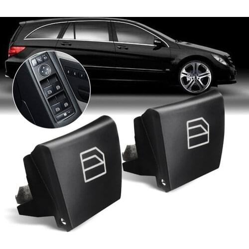 2 pcs Car Electric Power Window Master Switch Cap Cover for Mercedes-Benz ML GL R Class 2005-2012 Car Accessories