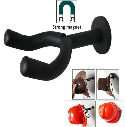 AUXPhome Magnetic Hooks with Strong Neodymium Magnet, Hat Hook Helmet Hat Holder Cowboy Hat Rack for Cowboy Hat, Baseball Cap,Ha