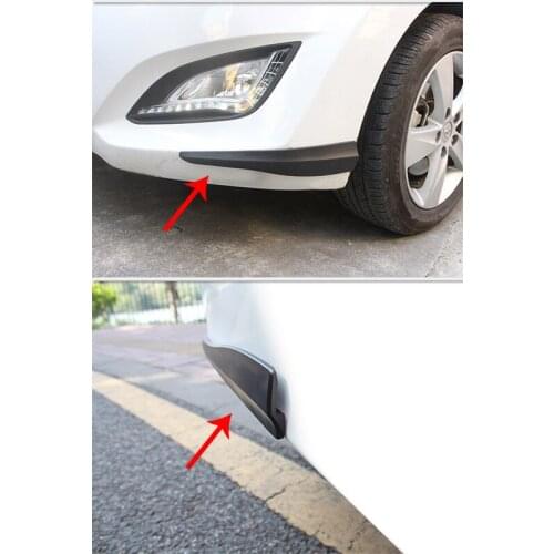 1pair For Volvo S60 XC90 V40 V70 V50 V60 S40 S80 XC60 XC70 Nissan Qashqai X-TRAIL Juke Carbon Car Spoiler Bumper Strip Sticker