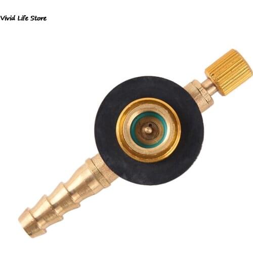 Outdoor Camping Gas stove regulating valve Safe Switching Charging Inflatable Valve Adapter for Flat Tank Liquefied Cylinder