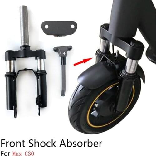 For Ninebot Max G30 Front Shock Absorber Electric Scooter Front Fork Suspension Kit with Heighten Foot Support