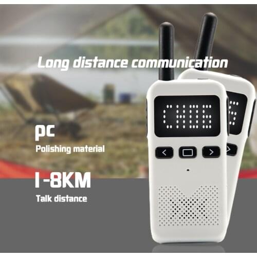 WLN KD-C70 Mini Handheld Intercom Portable Walkie Talkie Scan CTCSS DCS KSM3 Two Way CB Ham Radio Communicator Hidden Display