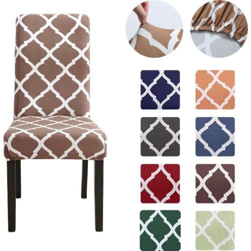 High Back Dining Room Modern Chair Covers Spandex Stretch Cover for Office Chair Cover Decoration Wedding Chairs for Kitchen
