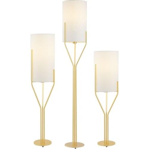 Postmodern Villa Floor Lamps Decor Tree Study Room Living Room Plating Rose Gold Floor Light New Fixture Standing Light H181