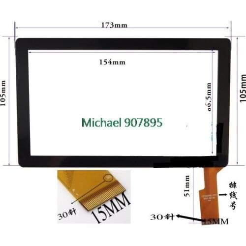 SX-08-Fpc capacitive touch screen tablet coding handwriting screen SX08Fpc screen homemade noting size and color