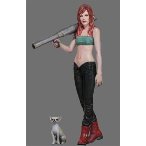 Japanese Artilleryman Hound game Resin Figure 1/24 Scale Model Figure Resin Kit Colorless Self-Assembled Toy