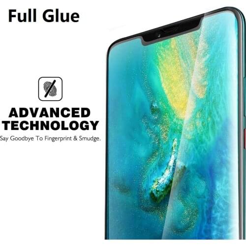 For Huawei Mate 20 Pro Full Adhesive Screen Protector Tempered Glass For Huawei Mate 20 Pro 3D Full Glue Protection Glass