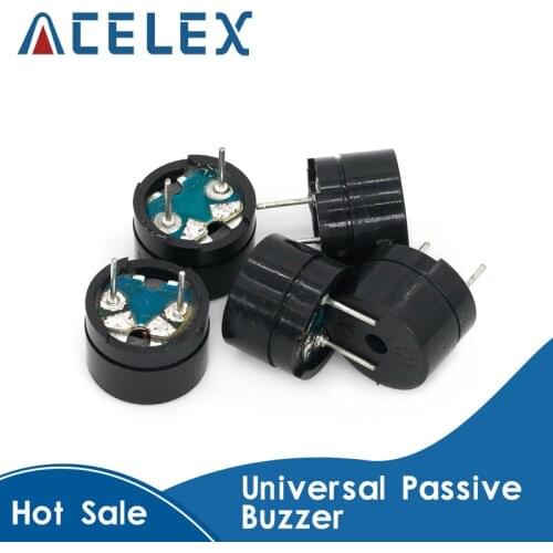 10pcs Universal passive buzzer electromagnetic impedance 16 ohms AC / 2KHz 3V 5V 12V Universal