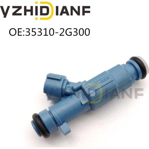 4x 35310 2G300 Car Fuel Injector Nozzle 35310-2G300 For HYUNDA-I SANT-A SONAT-A TUCSO-N KI-A FORT-E OPTIM-A ROND-O 353102G300