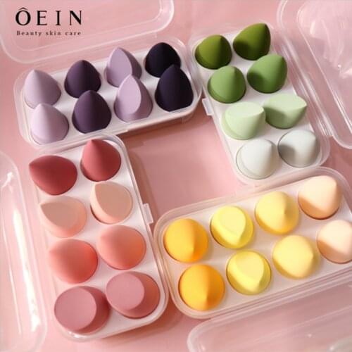 8 PCS Powder Puff Sponge For Makeup Set Beauty Blender Foundation Apply Cosmetics Sponge Egg Facial Face Make-up Accessories