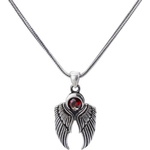 925 sterling Silver Eagle Wing Silver Necklace