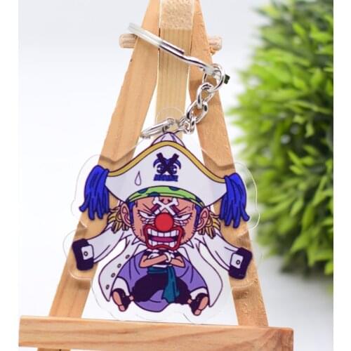 Anime Keychain One Piece Keyring Buggy WL0512