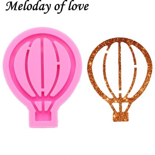 Shiny hot air balloon DIY molds epoxy resin Mold silicone mold for keychain glossy finish DY0087
