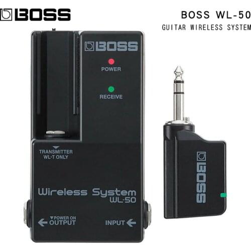 Boss WL-50 guitar Wireless System Universal wireless transmitter receiver for guitar bass keyboard musical instrument
