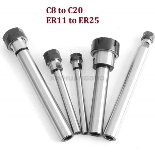 C6 C8 C10 C12 C16 C20 C25 C32 C40 ER8 ER11 ER16 ER20 ER25 ER32 60L 100L 150L 200L Chuck Holder CNC Milling Lengthen Tool carrier