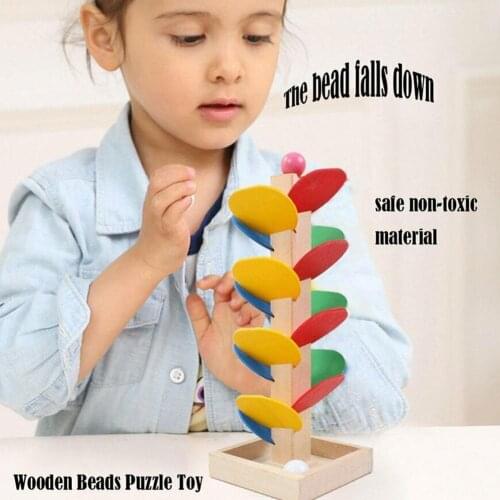 Baby Kids Montessori Educational Toys Leaf Tower Ball Color Assemble For Children Puzzle Game Disassemble Assembly Ball Toy C7V6