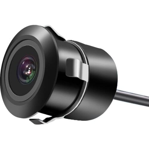 Rear view camera 18mm hole camera HD car reversing image Waterproof night vision 170 degree wide-angle CCD with parking line