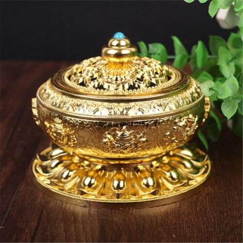 Classical Copper Alloy Antique Copper Alloy Incense Censer Simple Aromatherapy Incense Burner