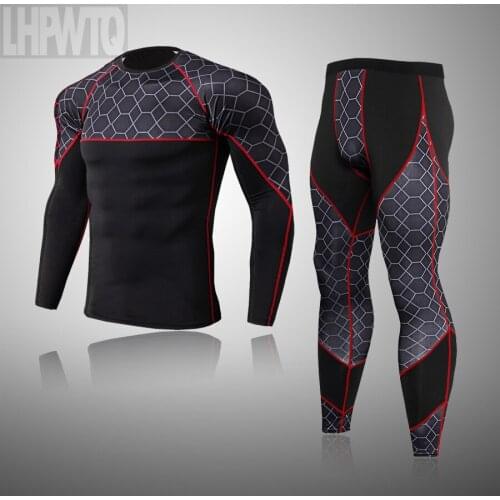 Mens Lined Winter Warm Long Johns Compression Bottom Suit Thermal Underwear Sportswear Set Motorcycle Skiing Base Layer