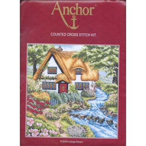 Forest Cottage 45-45 Cross Stitch Set Chinese Cross-stitch Kit Embroidery Needlework Craft Packages Cotton Fabric Floss