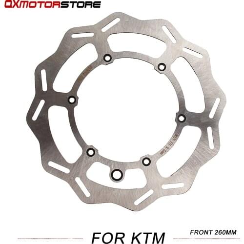 260MM Front Brake Disc Brake Rotor Disk For KTM EXC XC XCF XCW XCFW SX SXF 125 150 200 250 300 350 400 450 530 1994-2021 Dirt MX