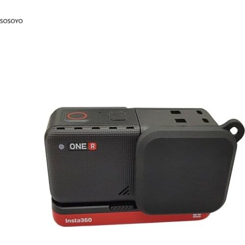 Silicone lens Cap Dust Cover Protective Cover For Insta360 ONE R 4K Wide Angle Lens 360° Panorama Camera Accessories