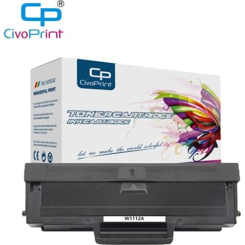 Civoprint W1112A 112A 112a Toner Cartridge With chip Compatible for HP Laser MFP136w 136a 136nw 138pn 138pnw 138p printer