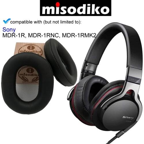 Misodiko Replacement Ear Pads Cushion Kit - for Sony MDR-1R, MDR-1RBT, MDR-1RNC, MDR-1RMK2, Headphones Repair Parts Earpads
