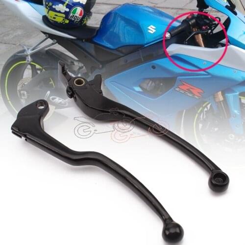 1pair Black CNC Brake Clutch Handlebar Lever For Suzuki GSXR 600 97-03 750 95-03 1000 01-04 TLR1000S 97-01 Free Shipping