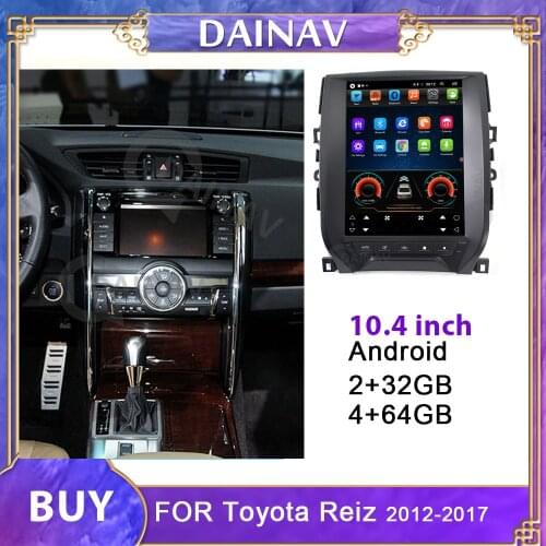 10.4 Inch Car GPS Navigation DVD Player Car Audio stereo For Toyota Reiz MARK X 2012 2013 2014 2015 2017 Car Multimedia Player