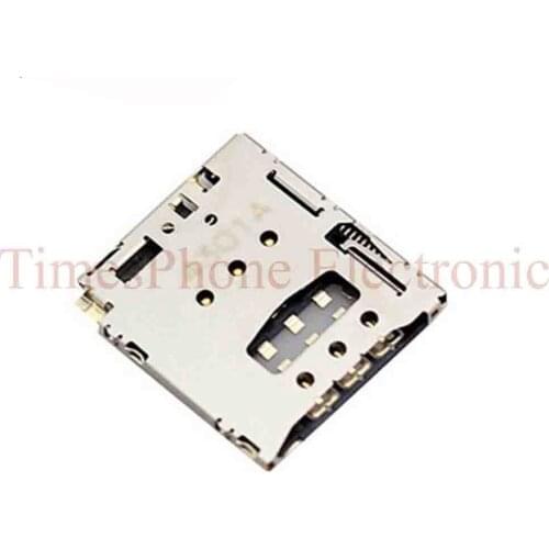 10pcs/lot New sim card socket slot reader holder tray repair replacement for Blackberry Q5 Z30 smartphone