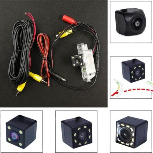 Car Night Vision 4 8 12 LED Rear View Camera Waterproof For Citroen C-Quatre C-Triomphe C5 C4 Nissan Qashqai X-trail Peugeot 307