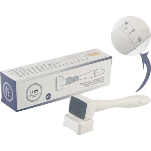 DRS140A New Adjustable Length Micro Needle Roller Roller Pen Therapy Stamp Microniddle Roller Skin Care Tools Hair Loss Products