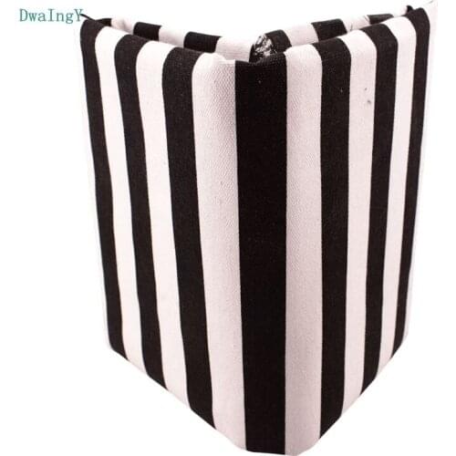 DwaIngY Black zebra Printed cotton canvas Fabric For Patchwork/DIY/Quilting/Sewing/Bag/Hold pillow tablecloth 45x45cm or 22x22cm