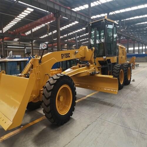 SY130C Mini Grader High Efficiency Road Construction Equipment Small Motor