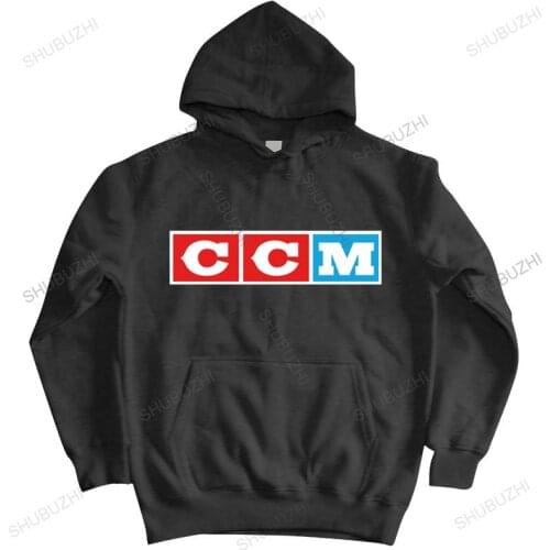 Fashion brand winter hoodies Ccm Logo Hockey male hooded zipper warm jacket brand men autumn hoodie euro size