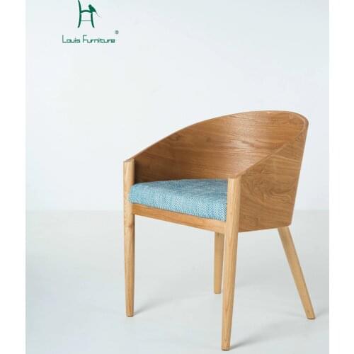 Louis Fashion Cafe Furniture Sets Solid Wood Chairs