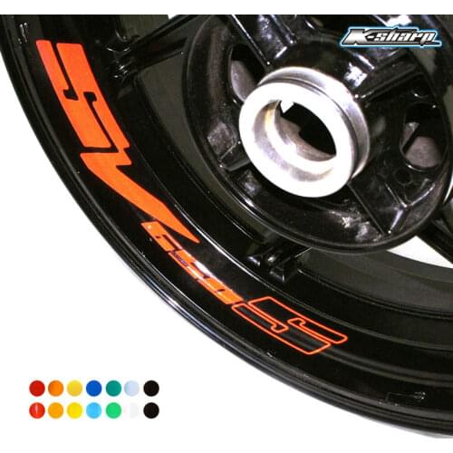 Motorcycle Wheel Sticker Decal Reflective Rim Bike Motorcycle Suitable for SUZUKI SV650S sv 650s sv650 s