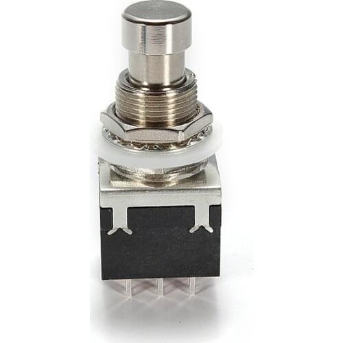 New Durable Black Auto 3PDT 9Pin Stompbox Electric Guitar Effects Pedal Foot Switches True Bypass Favorable Price