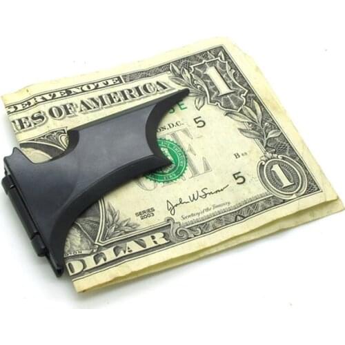 EDC Outdoor Bat Banknote Clip self defense Portable Pocket Money Clip Tool Stainless Steel Metal Wallet Emergency Survival Tool