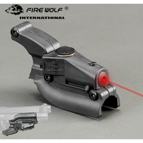FIRE WOLF Mini Tactical Red Laser Sight Device for M92 with Lateral Grooves for Model 92 96 M9 for Hunting Laser Pointer