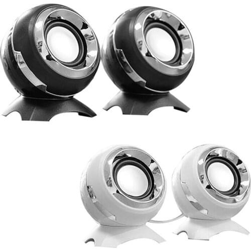 Wired Mini Computer Speakers Bass Horns For Laptop Desktop Phone 6W Powerful Speaker USB AUX Audio Loudspeaker