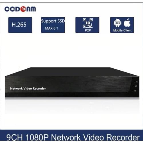 1080P NVR CH 9 For CCTV Network Video Recorder Support Onvif Protocal