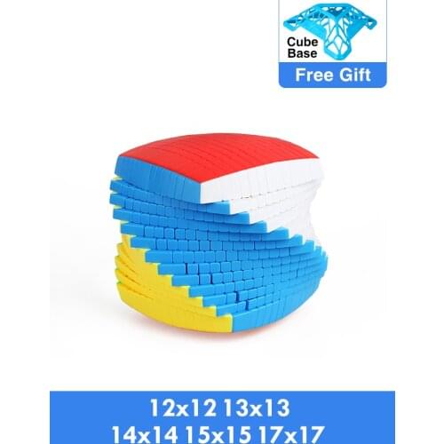 Shengshou 12x12x12 13x13x13 14x14x14 15x15x15 17x17x17 Cube Speed Magic Puzzle Sengso 12x12 13x13 14x14 15x15 17x17 Cubo magico