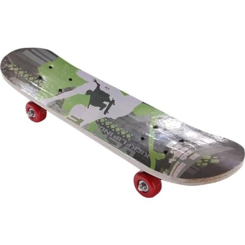 60cm Kids Double Rocker Skateboard Cartoon Four-Wheel Skate Board Longboard for Boy Girl Child Outdoor Skatboarding