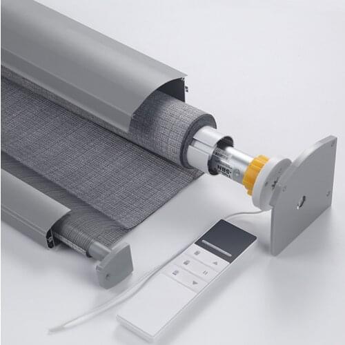 2020 High Grade Jacquard Velvet Fabric Motorized Zebra Shades Curtain Blinds Google Home Alexa Compatible via Broadlink