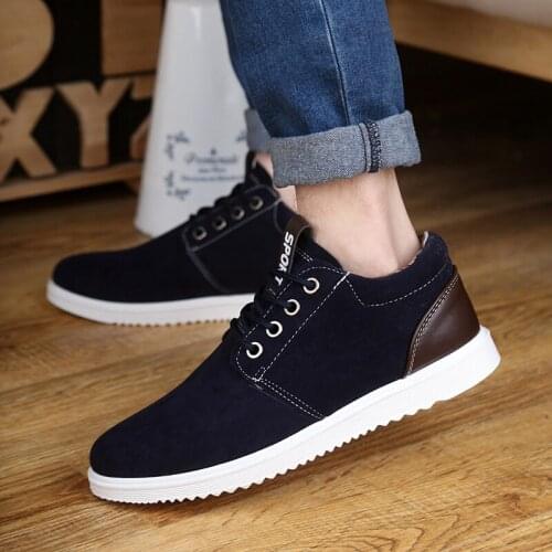 High Top Sneakers British Mens Shoes Casual Moccasin Shoes Men Leather Designer Shoes Men High Quality 2021