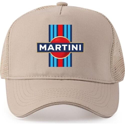 High quality pure cotton Men Baseball cap Retro Racing Team Martini Logo Printed Fashion Style cap women