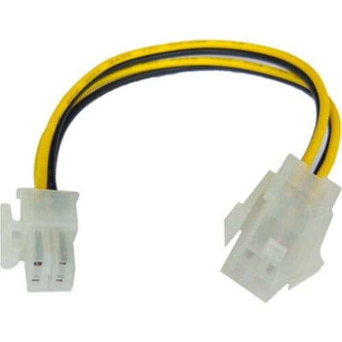 1pc Desktop CPU power supply 4Pin extension line computer 4P extension line 4-pin motherboard P4 power line connector adapter