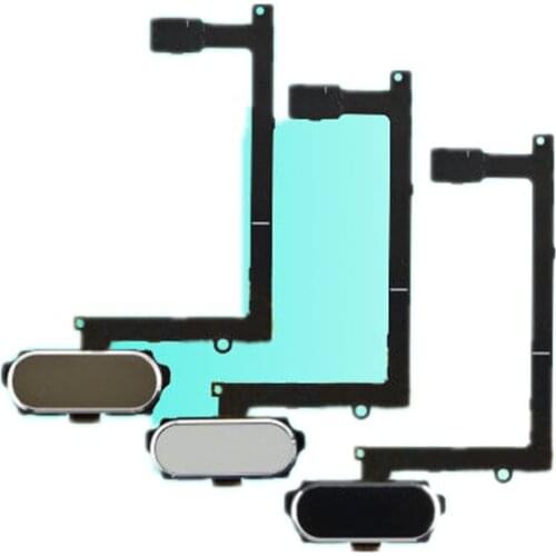 10PCS/Lot Black Gold White Gray Color Home Menu Button Flex Cable Ribbon For Samsung Galaxy S6 Edge Plus SM-G928